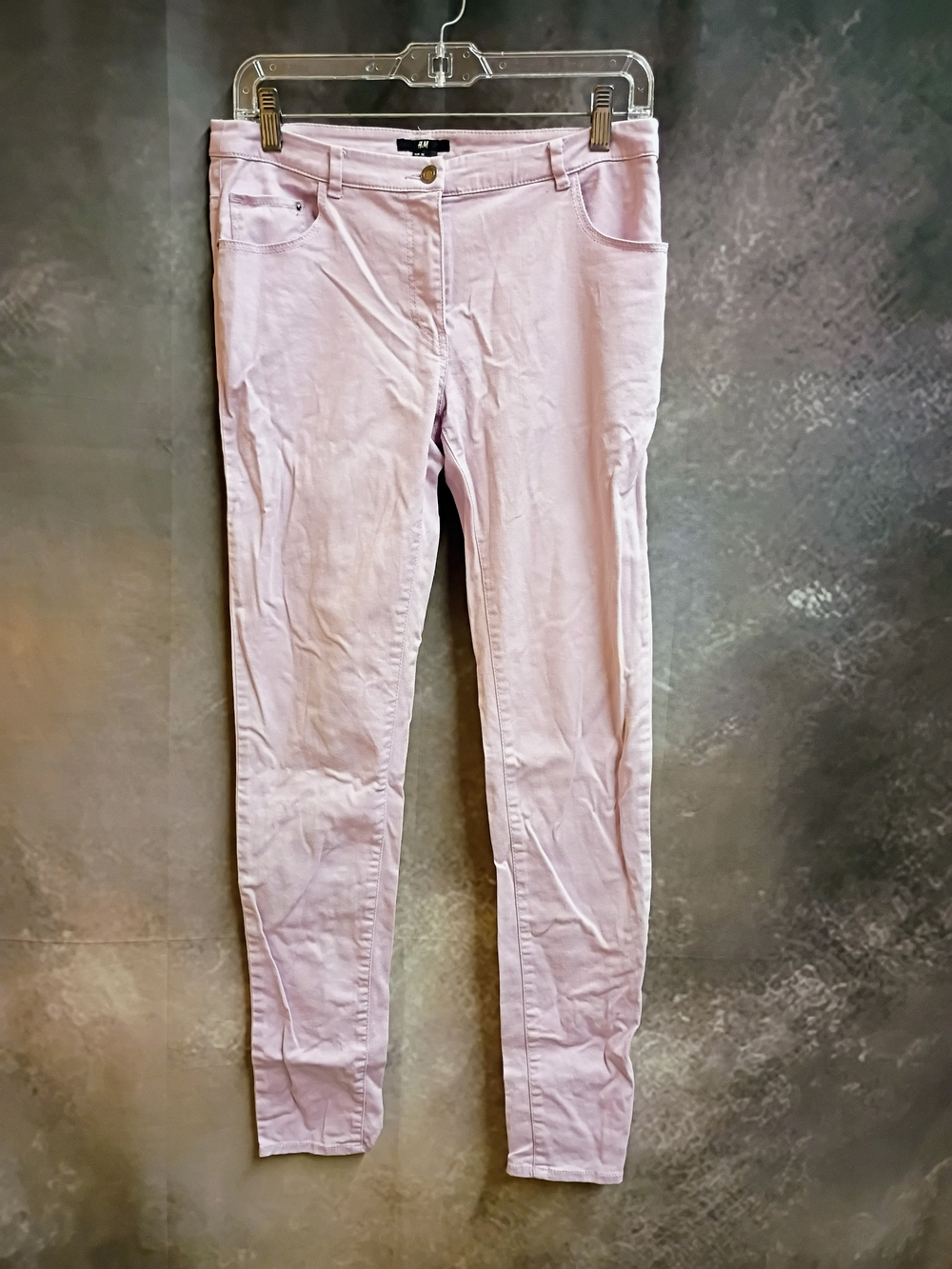 H&M Pastel Purple Skinny Stretch Pants - Size 8